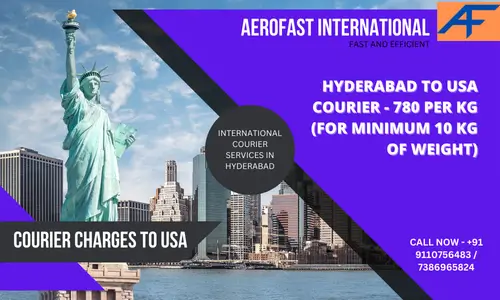 courier charges to USA