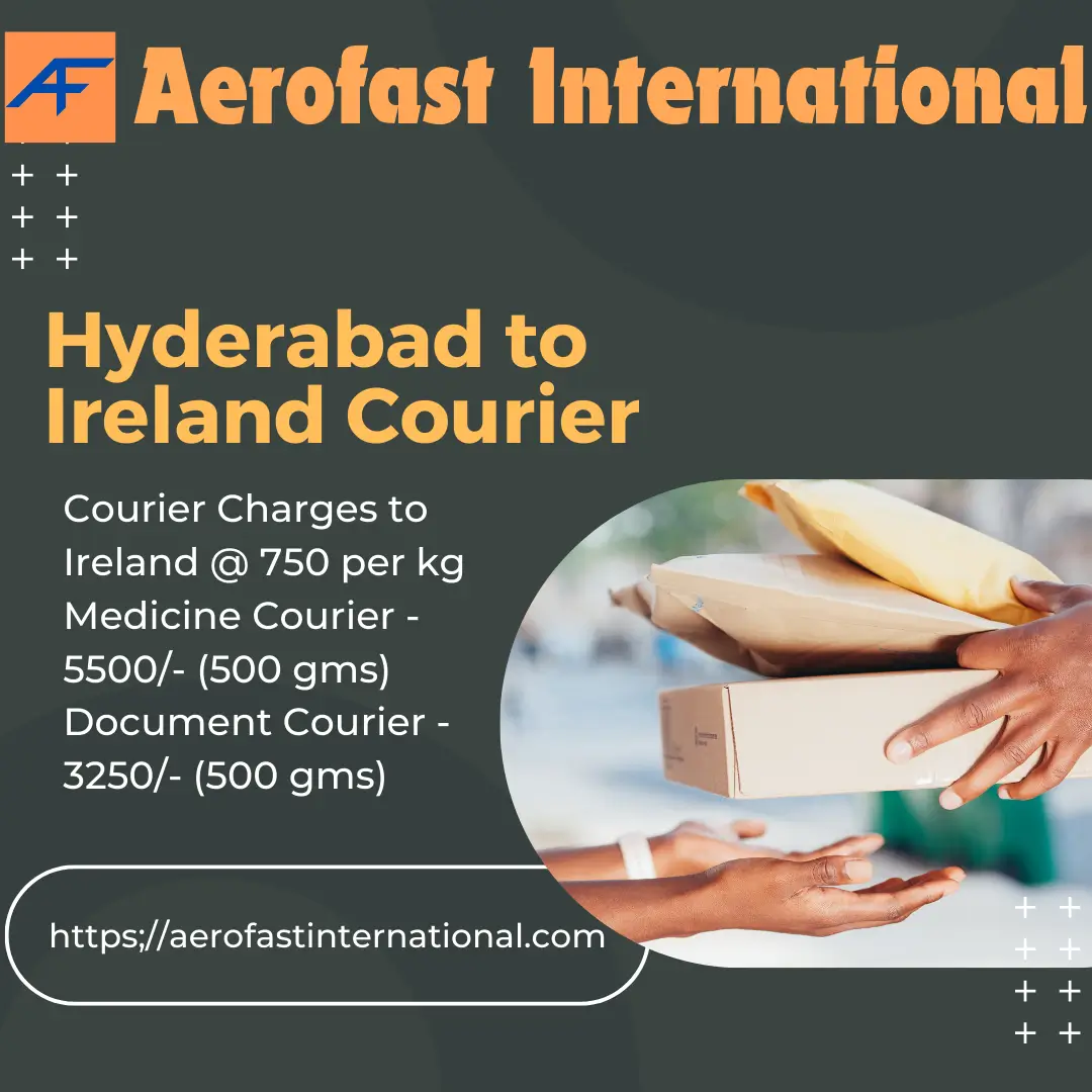 HYDERABAD TO IRELAND COURIER