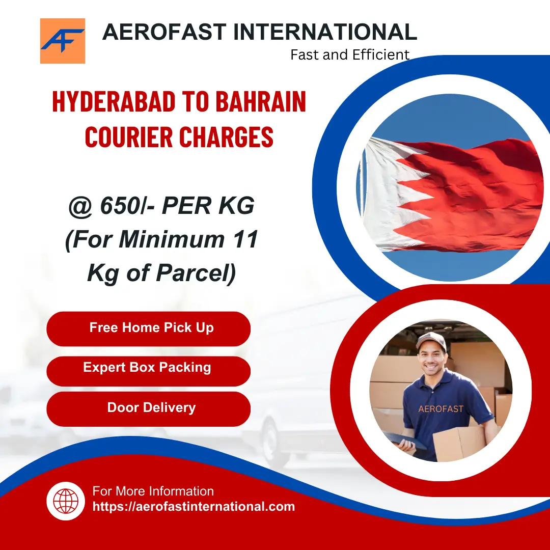 HYDERABAD TO BAHRAIN COURIER CHARGES