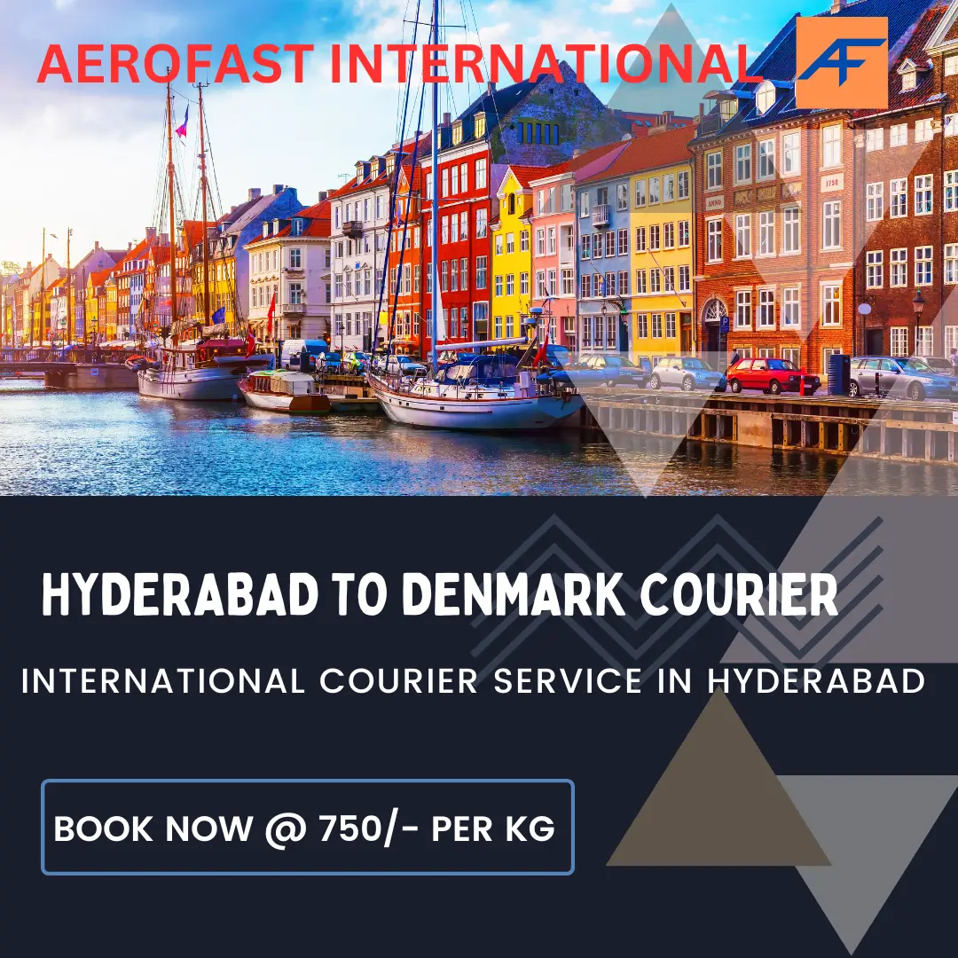 HYDERABAD TO DENMARK COURIER CHARGES